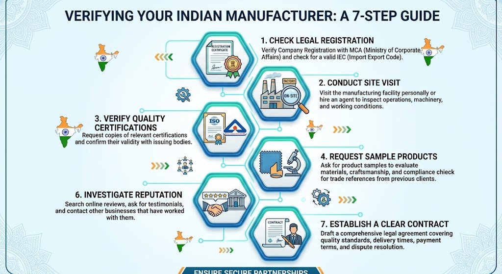 how to verify a manufacturer in India